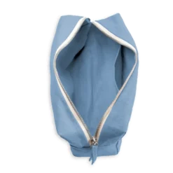 Merci - Trousse de toilette en lin lavé - Bleu Primaire