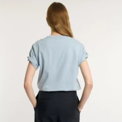Merci - T-shirt Aurelien - Bleu Clair