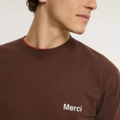 Merci - T-shirt Aurelien ML - Marron