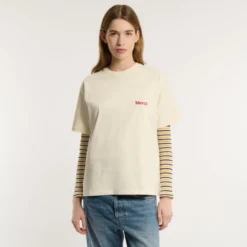 Merci - T-shirt Aurelien - Off White
