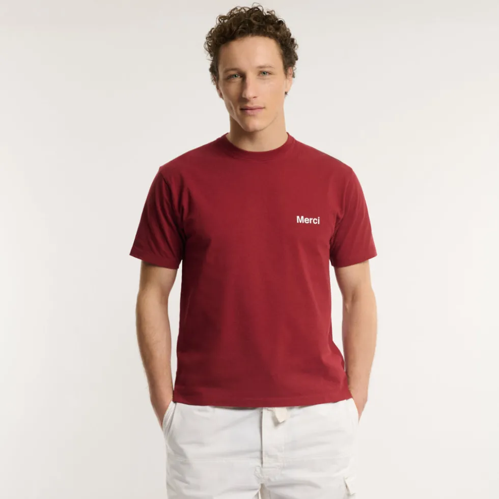 Merci - T-shirt Aurelien - Wine