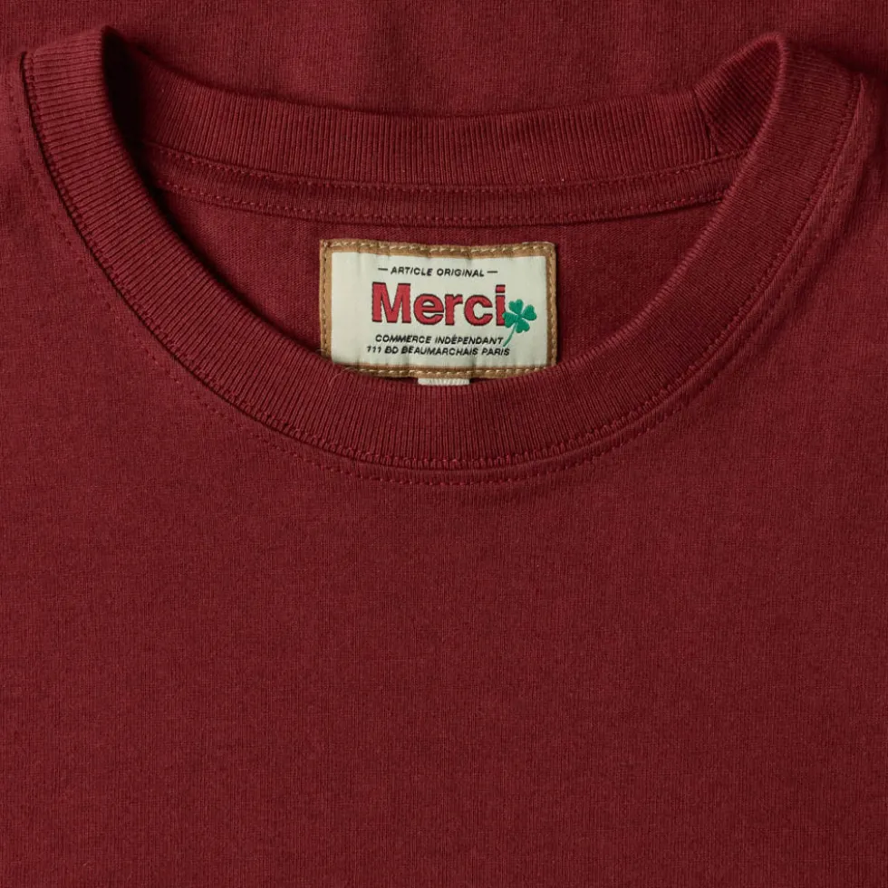 Merci - T-shirt Aurelien - Wine