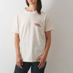Merci - T-Shirt Beaumarchais - Ecru