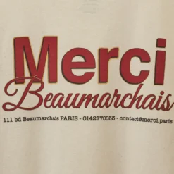 Merci - T-Shirt Beaumarchais - Ecru