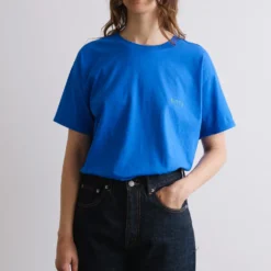 Merci - T-Shirt Bitte - Bleu