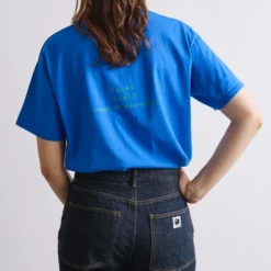 Merci - T-Shirt Bitte - Bleu