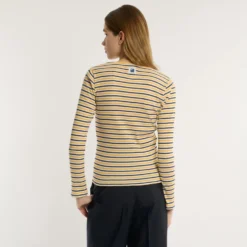 Merci - T-shirt Carla - Marine & Jaune