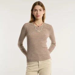 Merci - T-shirt Carla - Marron