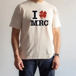 Merci - T-Shirt I love MRC - Écru
