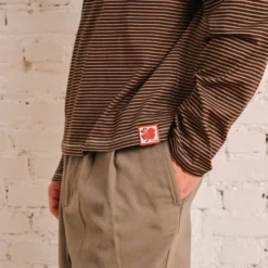 Merci - T-Shirt Julian - Marron & Beige