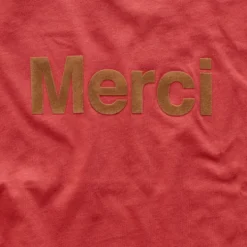 Merci - T-shirt logo Merci - Rouge