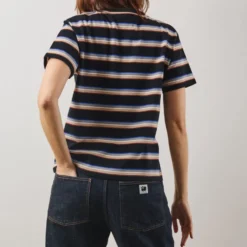 Merci - T-Shirt Lola Stripes - Noir