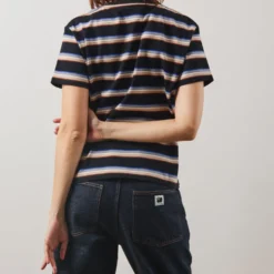 Merci - T-Shirt Lola Stripes - Noir