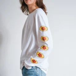 Merci - T-Shirt Ls Non Merci Beavies - Blanc