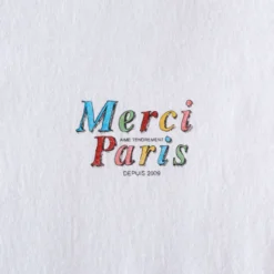 Merci - T-shirt MC Aime - Blanc