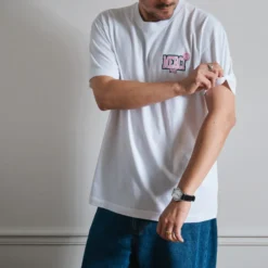 Merci - T-Shirt Non Merci College - Blanc