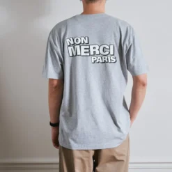Merci - T-Shirt Non Merci - Gris