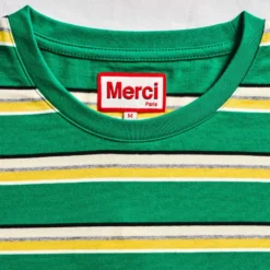 Merci - T-Shirt Nora Stripes - Vert
