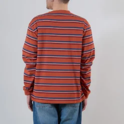 Merci - T-shirt Vadim Stripes LS - Hearth