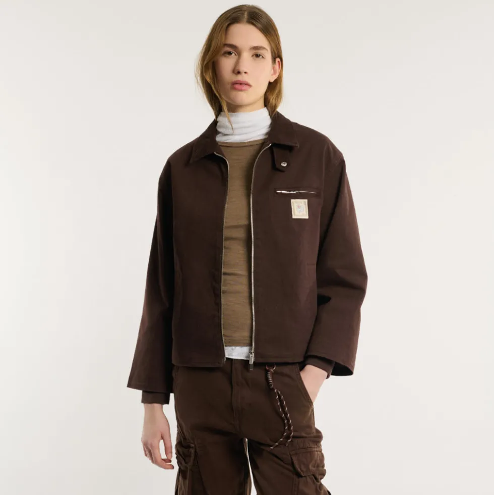Merci - Veste Marla - Marron Foncé