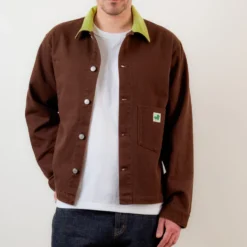 Merci - Veste Marvin - Marron & Citron