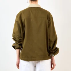 Merci - Veste Marvin - Olive & Crème