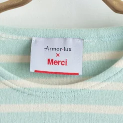 Merci x Armor-lux - Marinière Manches Longues - Bleu