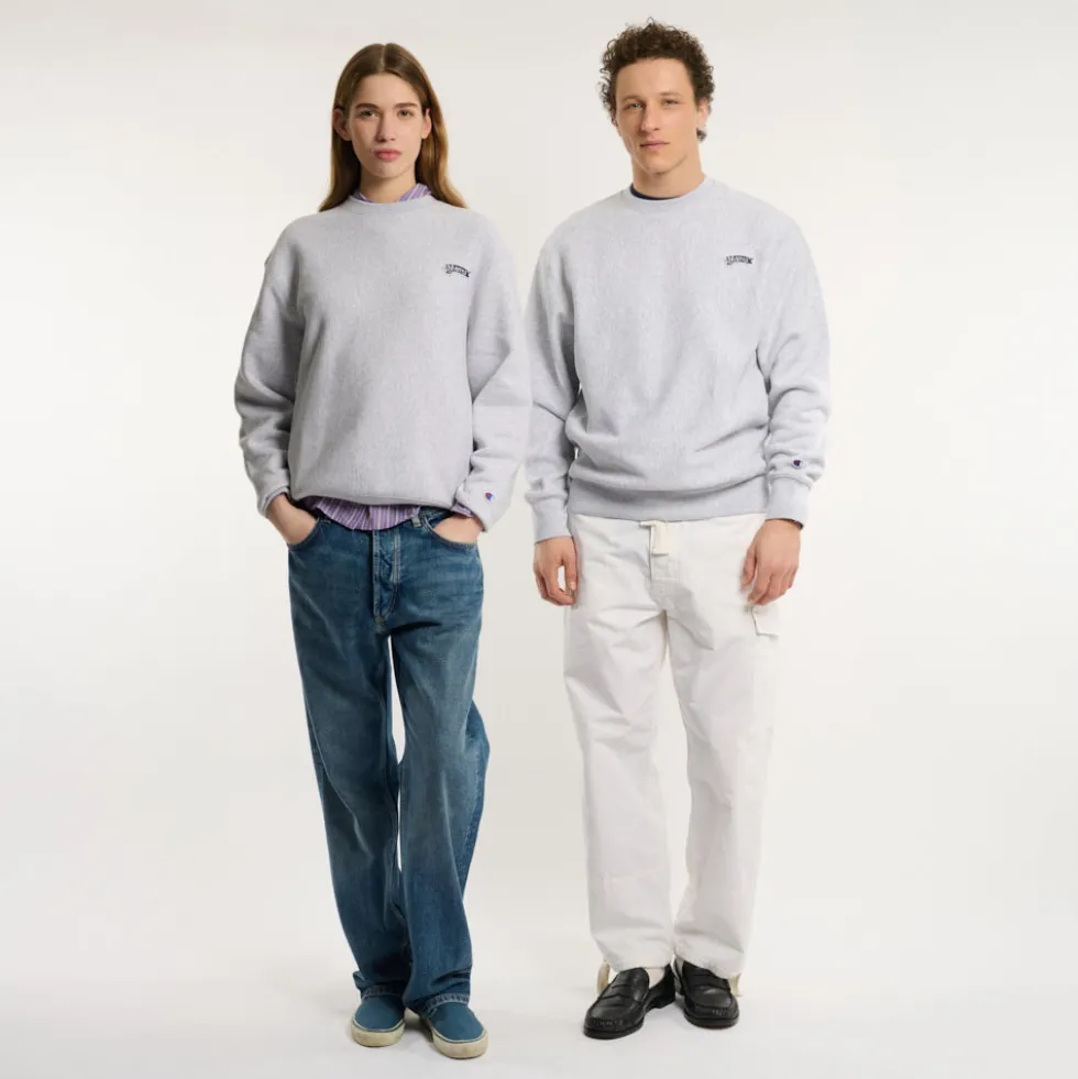 Merci x Champion - Crewneck Merci Patch - Gris