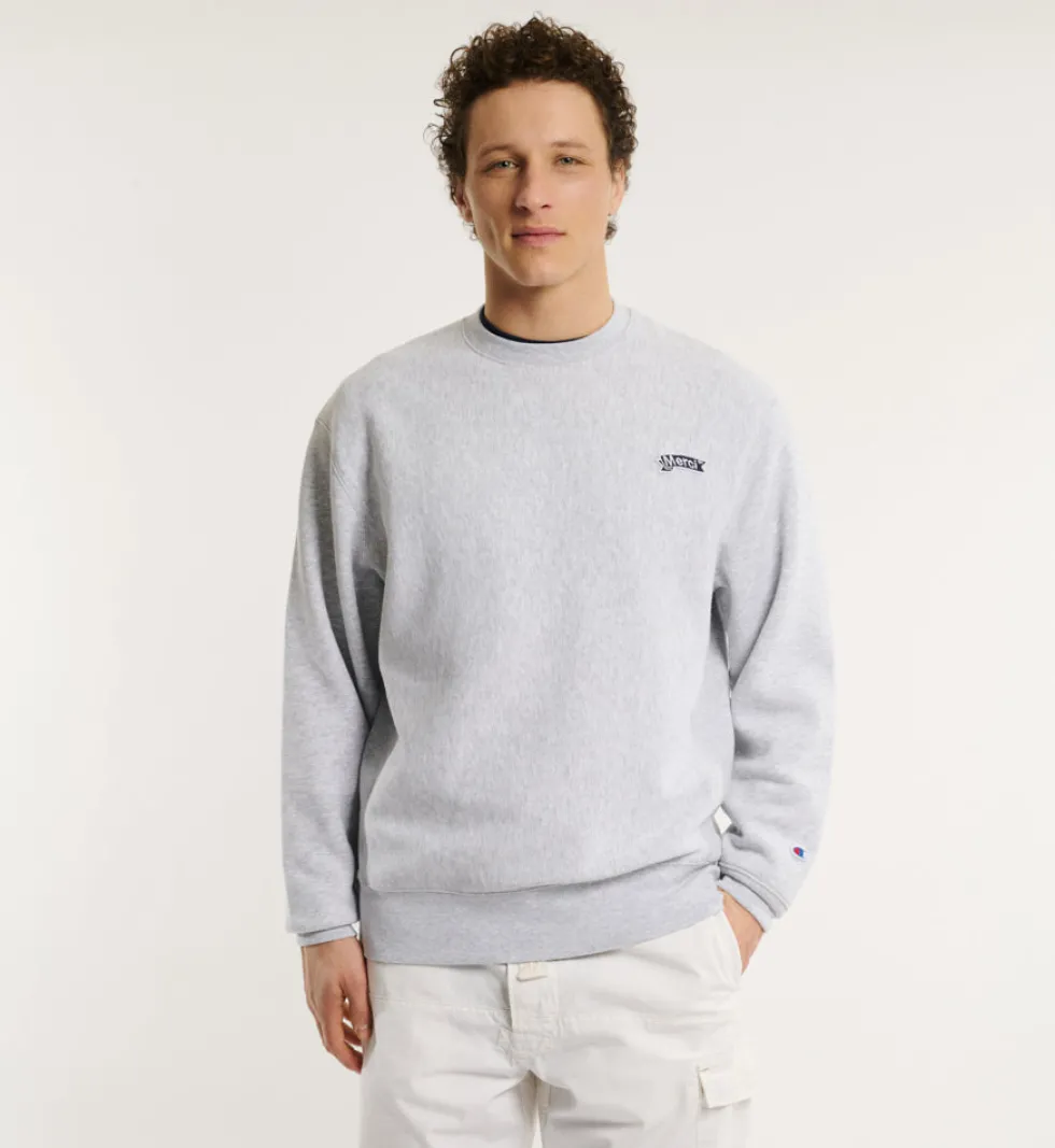 Merci x Champion - Crewneck Merci Patch - Gris