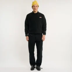 Merci x Champion - Crewneck Merci Patch - Noir