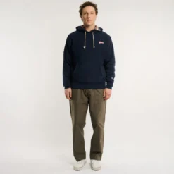 Merci x Champion - Sweat à Capuche Merci Patch - Navy