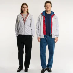 Merci x Champion - Sweat Full Zip Patch - Gris