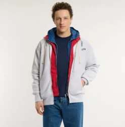Merci x Champion - Sweat Full Zip Patch - Gris