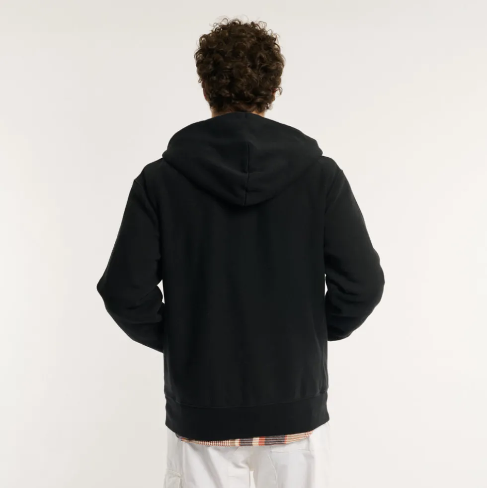 Merci x Champion - Sweat Full Zip Patch - Noir
