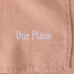 Merci x Our Place - Set de table en lin lavé - Rose Argile
