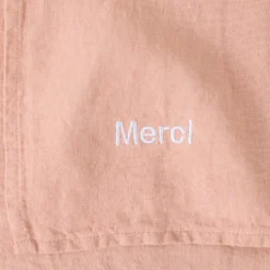 Merci x Our Place - Set de table en lin lavé - Rose Argile