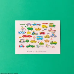 Merci x Richard Scarry - Carte postale - Cars