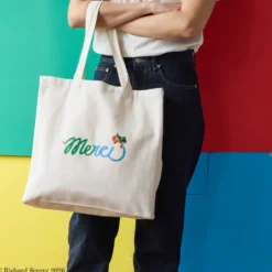 Merci x Richard Scarry - Tote Bag en coton - Merci Lowly Worm