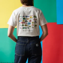 Merci x Richard Scarry - T-Shirt Cars - Écru