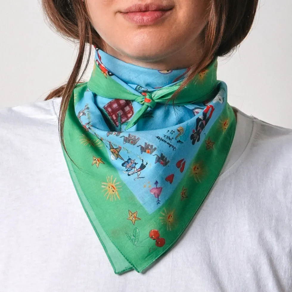 Merci x Shia McShia - Bandana - Vert