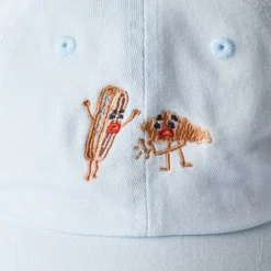 Merci x Shia McShia - Casquette Kids Croissant - Bleu