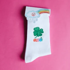 Merci x Shia McShia - Chaussettes Je suis gluten & Merci