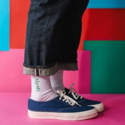 Merci x Shia McShia - Chaussettes Tour Eiffel & Merci