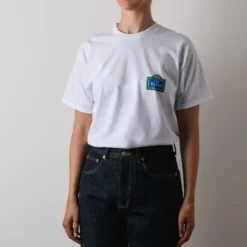 Merci x Shia McShia - T-Shirt Building - Blanc