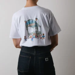 Merci x Shia McShia - T-Shirt Ticket De Metro - Blanc