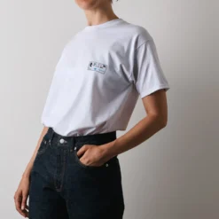 Merci x Shia McShia - T-Shirt Ticket De Metro - Blanc
