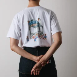 Merci x Shia McShia - T-Shirt Ticket De Metro - Blanc