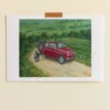 Merci x Travis Chapman - Affiche Pit Stop in Provence