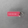Merci x Various Keytags - Porte-clé "You're Welcome" - Rose