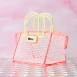 Mimi Salon x Merci - Sac Panier XS - Neon